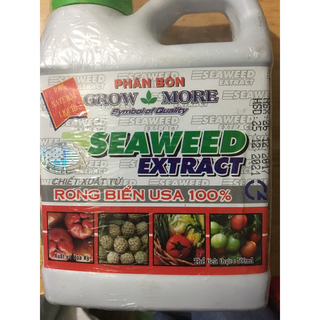 Phân bón lá từ rong biển USA SEAWEED EXTRACT chai 500ml