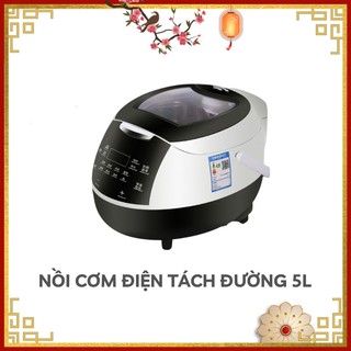 Nồi cơm điện tách đường dung tích 5L, nồi cơm điện tử 2 vỏ ruột 5 lít