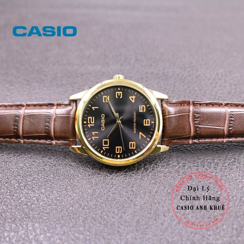 Đồng hồ nam Casio MTP-V001GL-1BUDF dây da