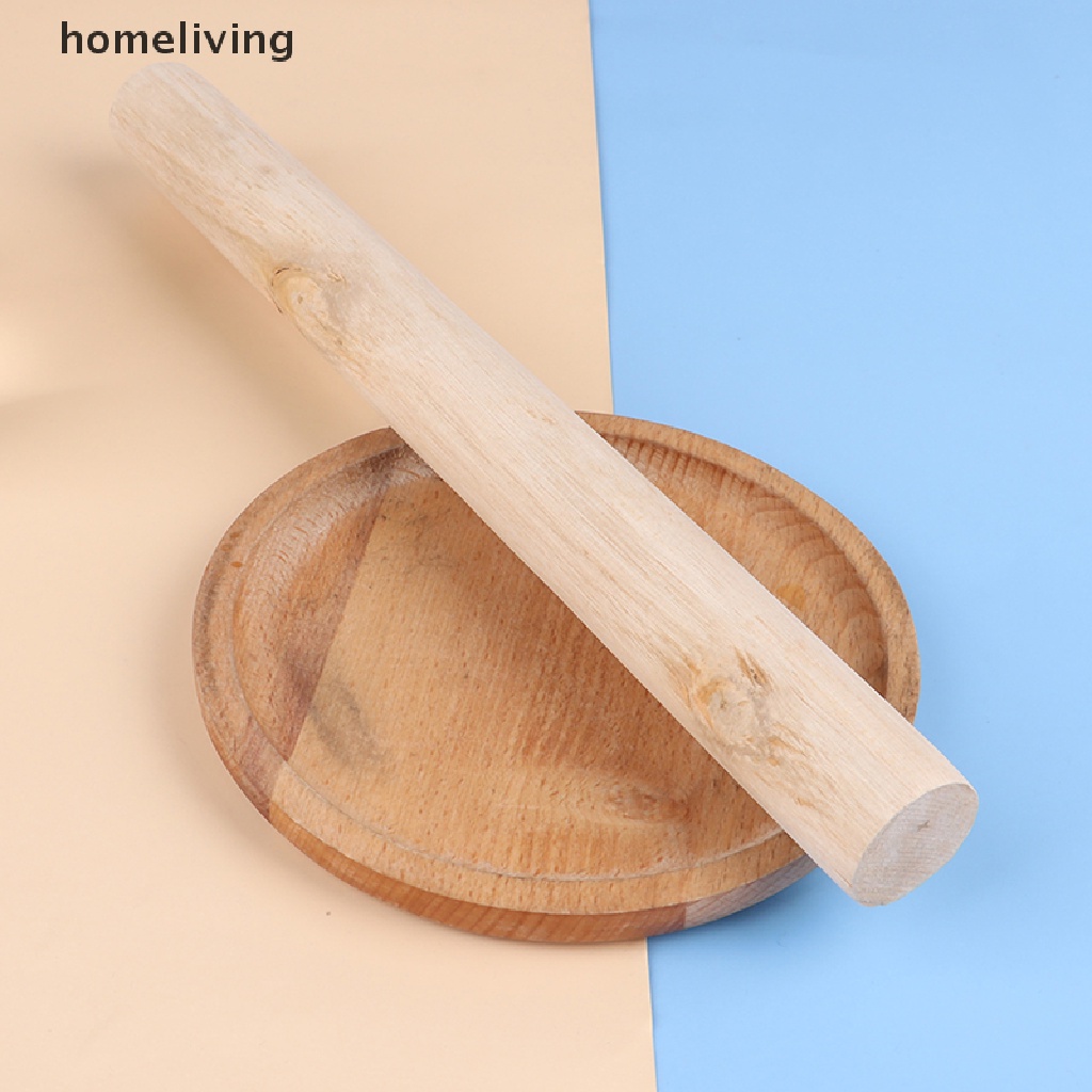 Cây Lăn Bột Bằng Gỗ Trơn Họa Tiết One Piece Phong Cách Vintage