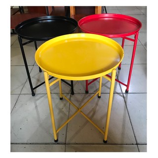 Bàn tròn cafe - trà chanh 4 màu ( vàng, đỏ, đen, xanh lá )