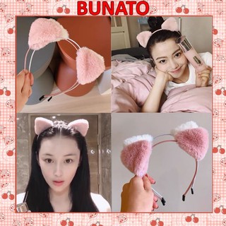 Bờm tóc Bunato tai mèo lông mịn phong cách Hàn Quốc BD25