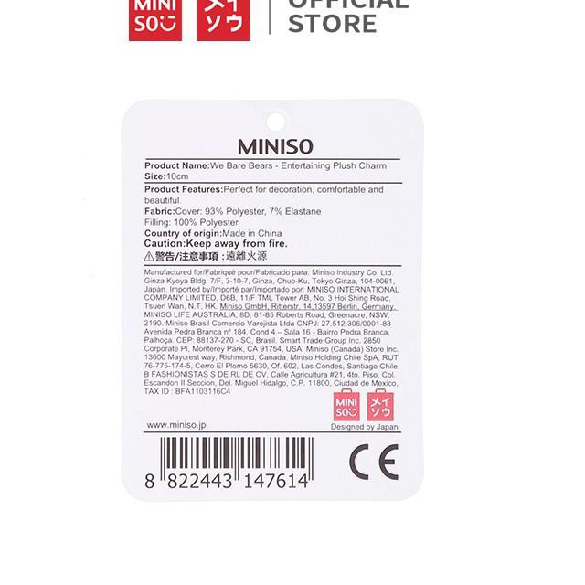 Móc Khóa Hình Gấu Miniso We Bare Bears Mã 655