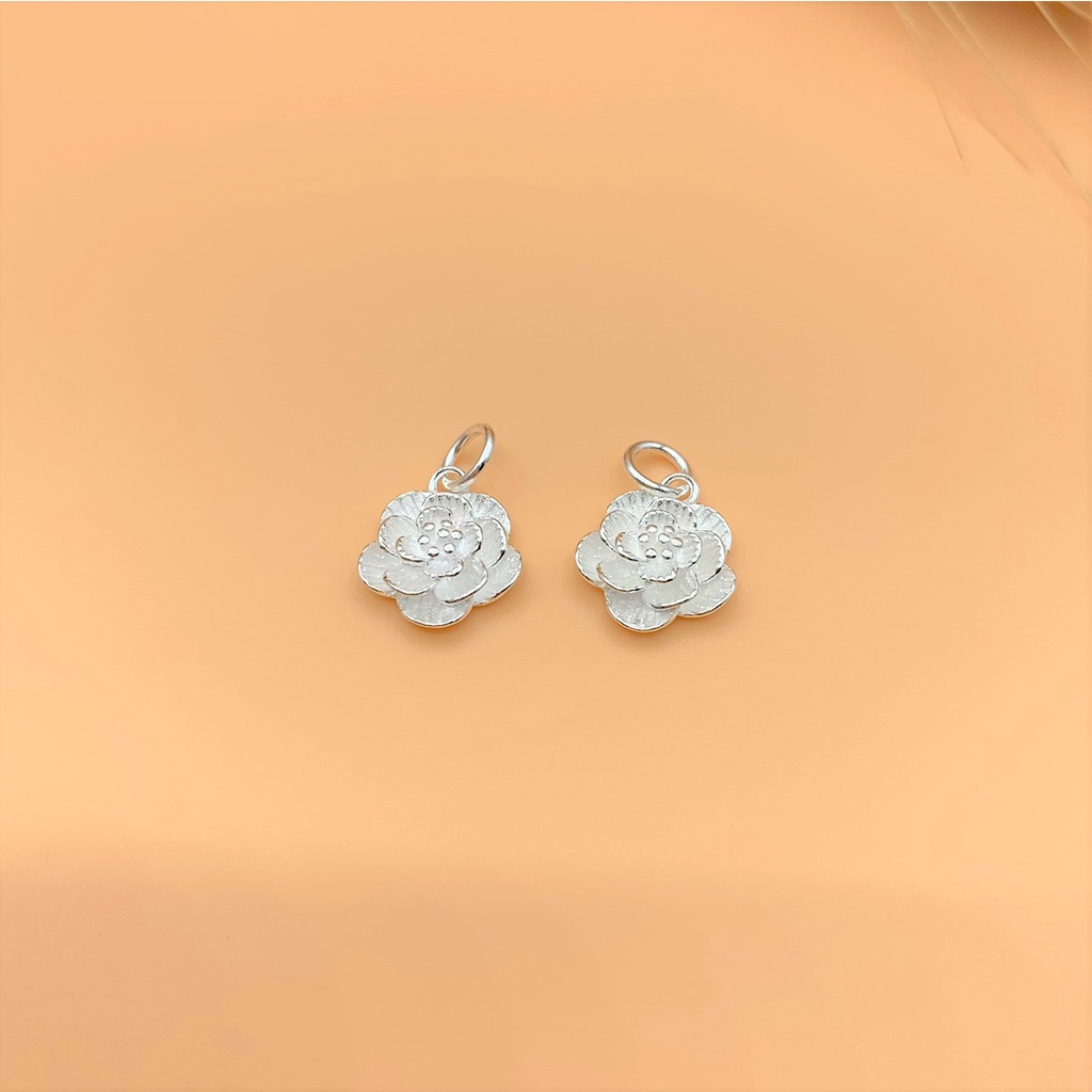Charm treo hình hoa đào - Charm Bạc 925 - Mã CB655