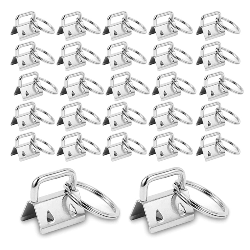 Set 50 Dây Buộc Chìa Khóa 1 Inches Cho Chìa Khóa / Kẹp Tự Làm Cr