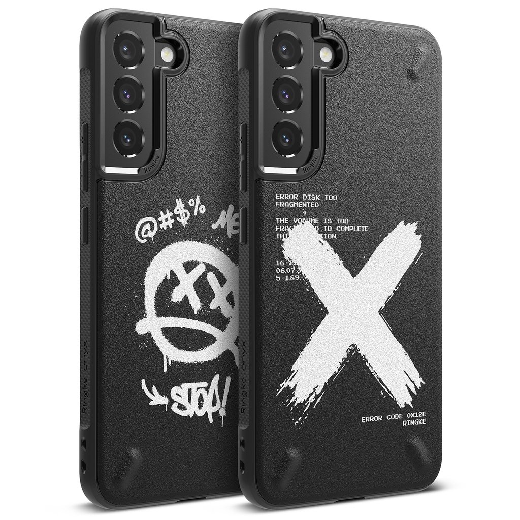Ốp điện thoại Ringke TPU mặt nhám chống sốc thiết kế vân đá Onyx cho Galaxy S22 Plus S22