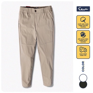 Quần kaki gió nam slimfit lưng thun chất co giãn tốt, dáng ôm gọn, đứng form