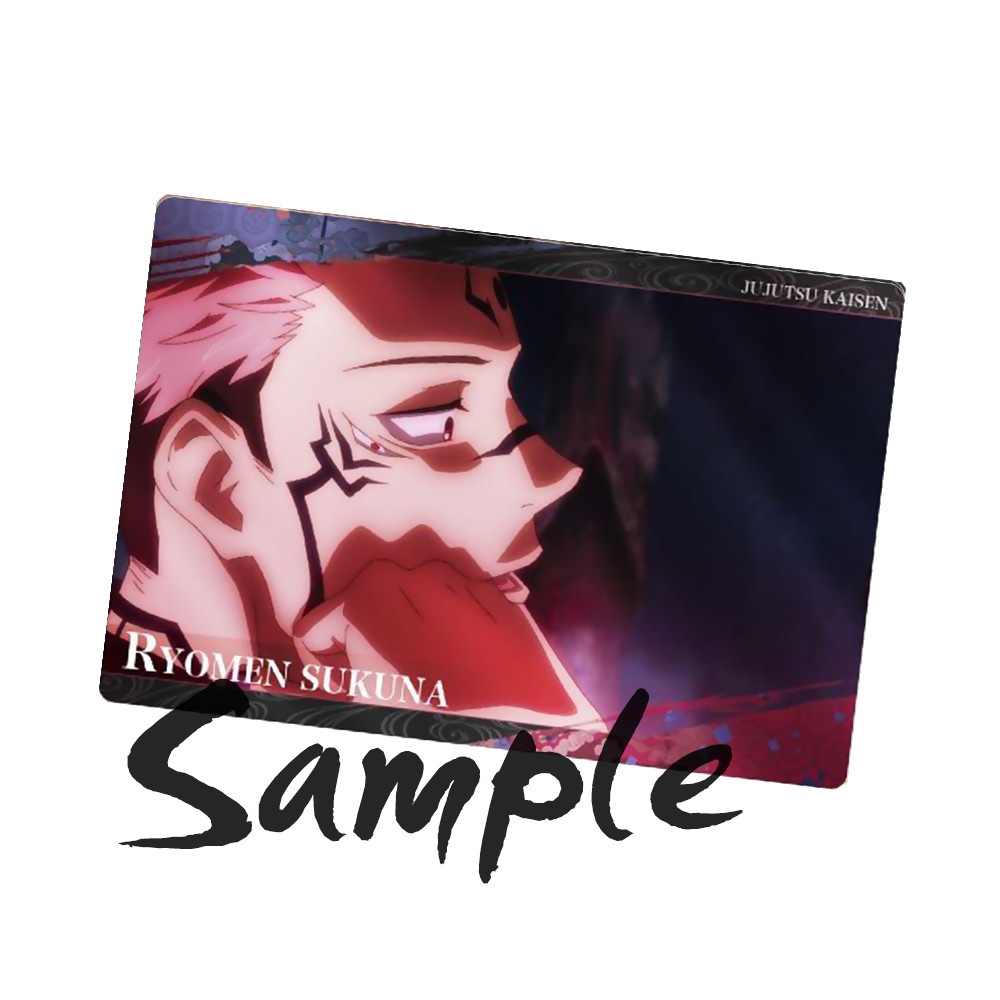 (1 tấm) Ảnh card bo góc in hình JUJUTSU KAISEN Chú Thuật Hồi Chiến thẻ bo viền 5*8cm anime chibi sưu tầm