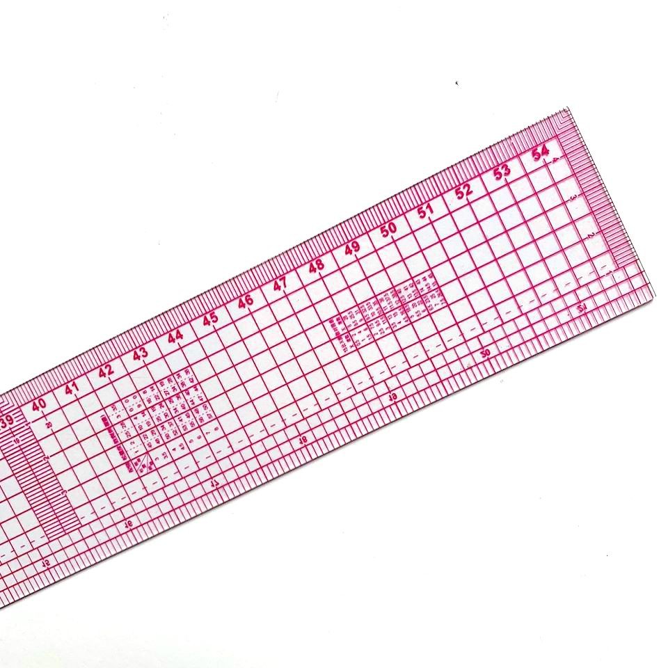 THƯỚC QUILT dùng kẻ, cắt, ghép vải nghệ thuật, đồ thủ công  15x15cm