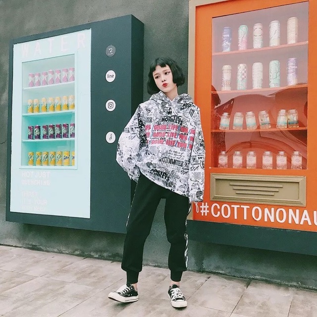 ÁO KHOÁC NỮ,ÁO HOODIE ULZZANG CỰC HOTTREND THU ĐÔNG 2018 <3