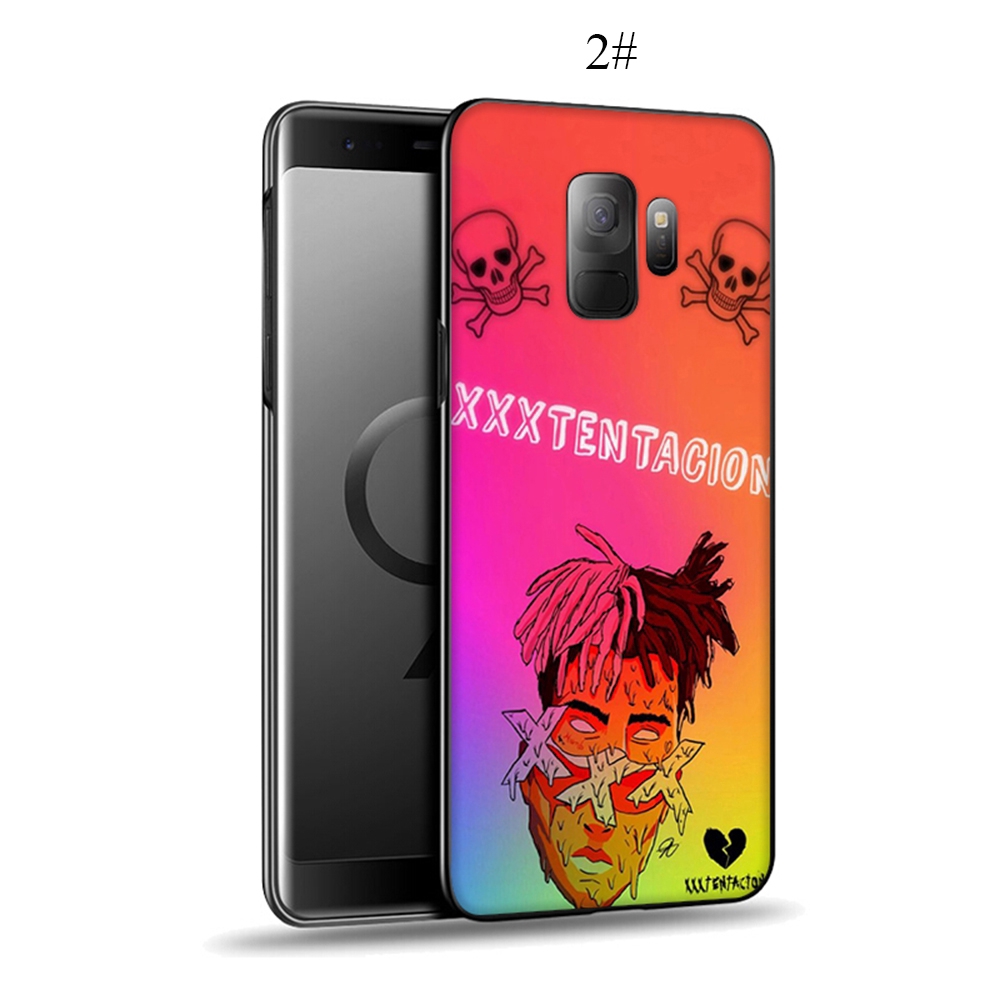 Ốp điện thoại mềm in hình vẽ rapper XXXTENTACION dành cho Samsung S8/S8+/S9/S9+/Note8/Note9/A5 2017/A6 2018