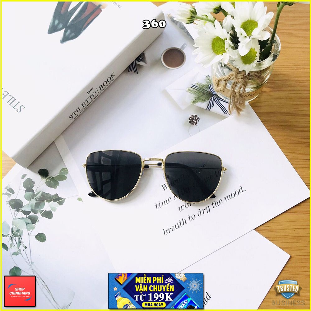 [GIÁ SỈ] KÍNH MÁT NỮ GỌNG MẢNH TRÒNG NHIỀU MÀU SÀNH ĐIỆU SH360