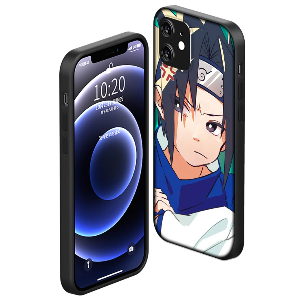 Ốp Điện Thoại Silicon Mềm Hình Pdd21 Naruto Vs Sasuke Cho Iphone 11 Pro Max Se 2020 12 Mini 12 Pro Max