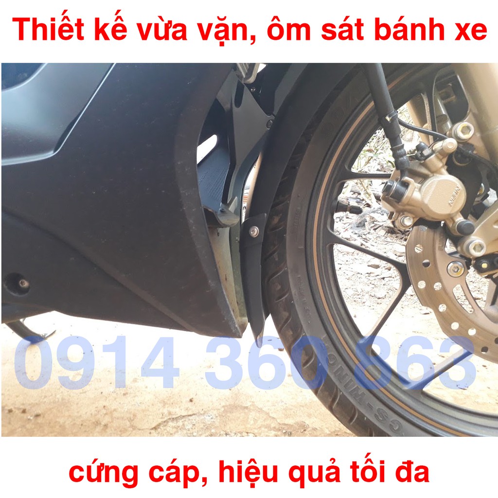 Miếng nối dài dè chắn bùn trước Winner X 150 kèm ốc