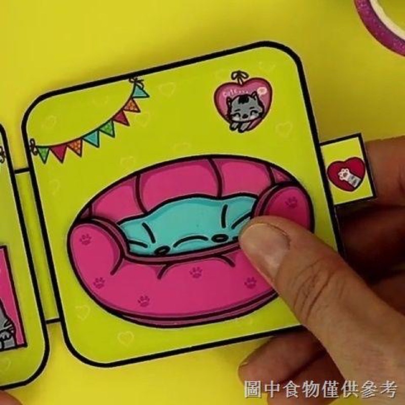 NGÔI NHÀ MÈO CON BÚP BÊ GIẤY