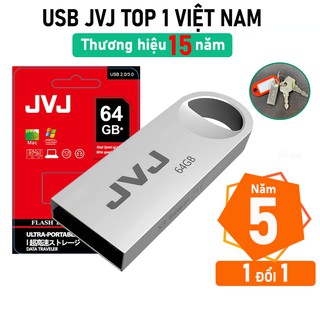 Mua USB 64Gb JVJ S3 siêu nhỏ vỏ kim loại - tốc độ 25MB/s Vỏ Kim Loại chống nước ổn định Bảo hành 5 năm chính hãng