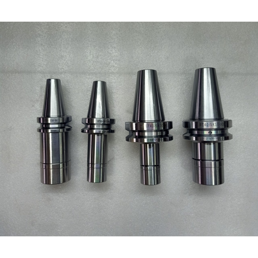 Bầu kẹp BT30-SK10, BT30-SK16, BT40-SK10, BT40-SK16 (kèm đuôi chuột ) dung sai 0.003-0.005.