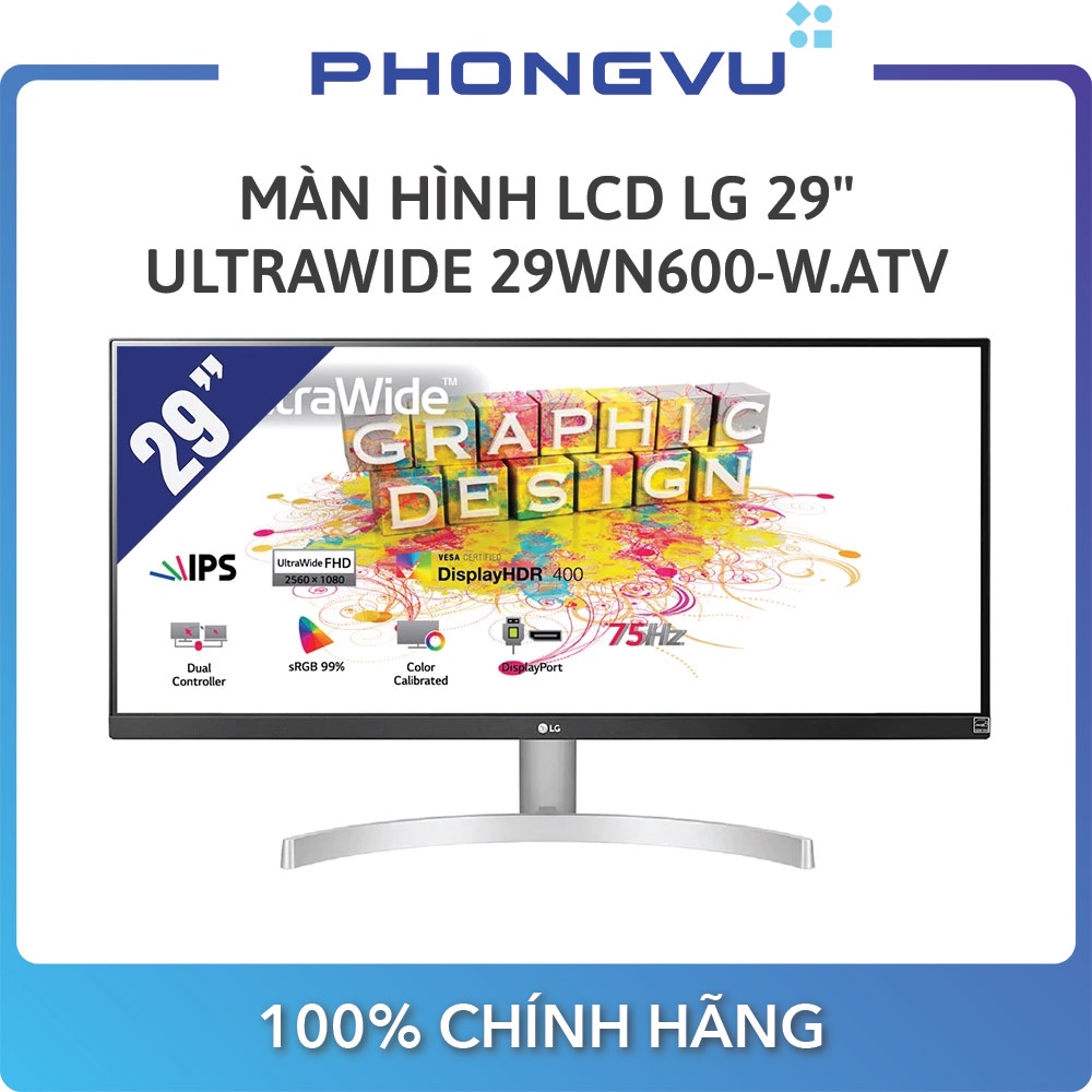 Màn hình LCD LG 29'' Ultrawide 29WN600W.ATV