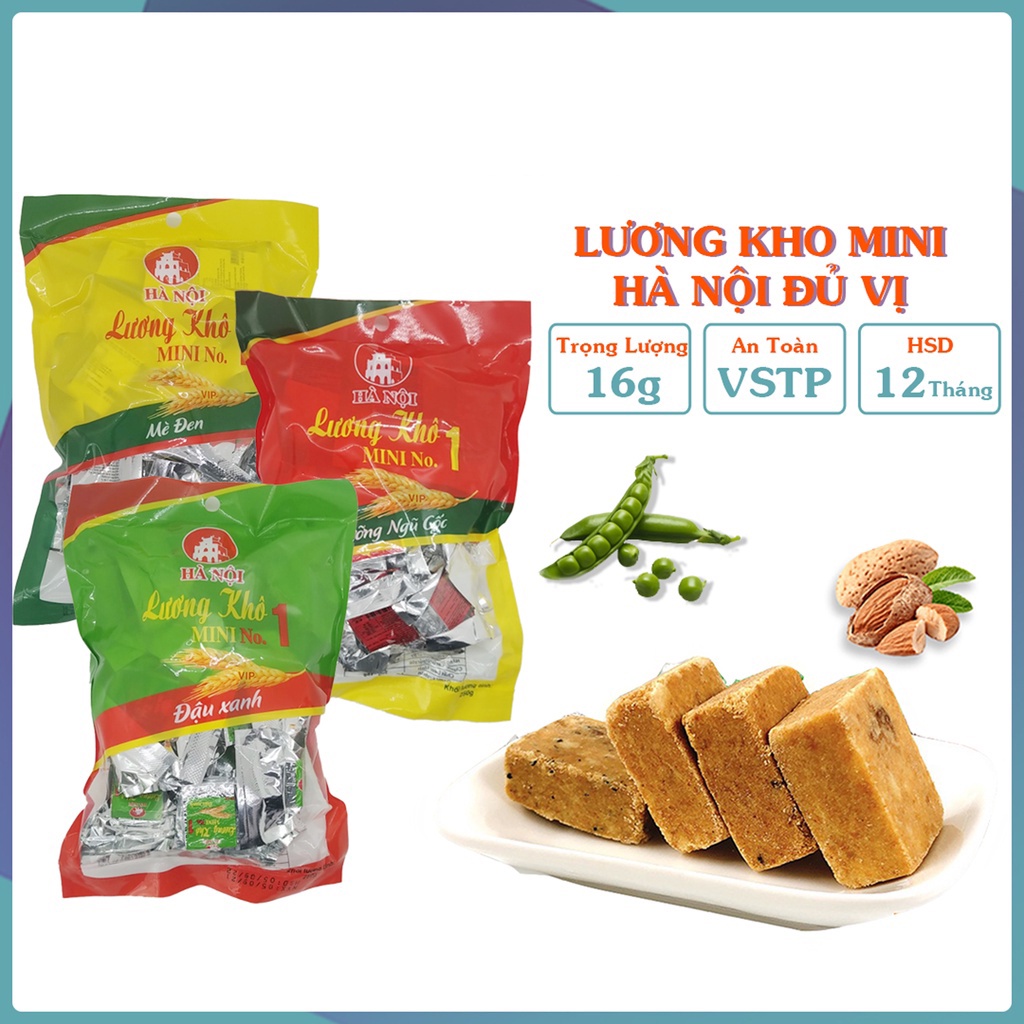 Mua Lương khô mini chính hãng thương hiệu Hà Nội gói 250g ( 17 cái ...