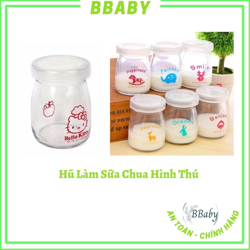 Lẻ 1 lọ thuỷ tinh đựng sữa chua, caramen