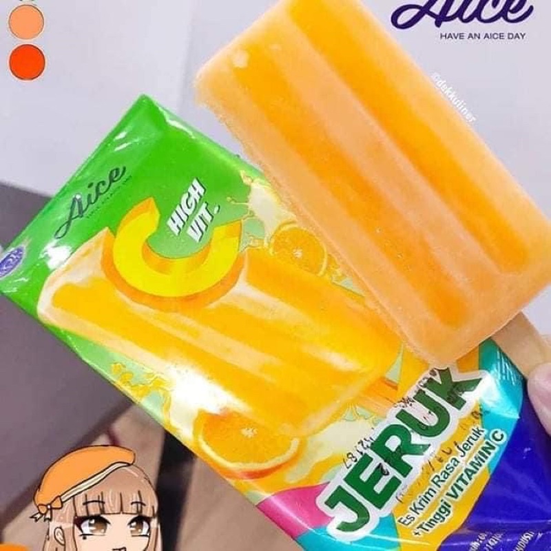 Kem Aice Cam - Jeruk (chỉ giao hoả tốc hcm)