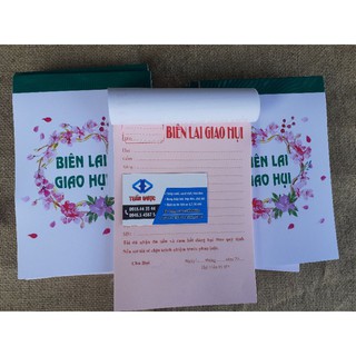 Combo 10 cuốn Biên lai giao hụi