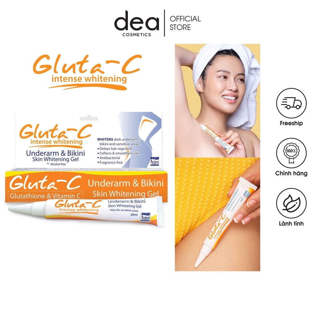 Gel Gluta C, mờ thâm, trắng da vùng bikini, vùng nách- CÓ SẴN