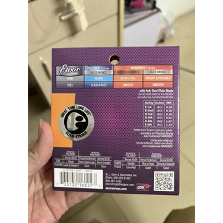 Dây đàn guitar Acoustic Elixir 16027 photpho bronze Nanoweb chính hãng (bộ đủ 6 dây) G4U guitar