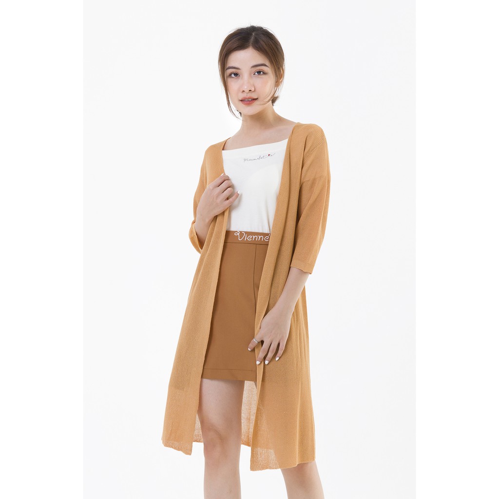 [Mã WABRLAMER giảm 15% tối đa 66k đơn 150k] Áo cardigan dáng dài, tay lỡ VIEN TRAN V65C19Q013 (Nhiều Màu) | BigBuy360 - bigbuy360.vn