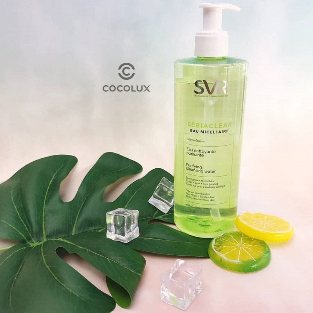 Nước Tẩy Trang Cho Da Dầu Mụn SVR Sebiaclear Eau Micellaire + VAT-[COCOLUX]