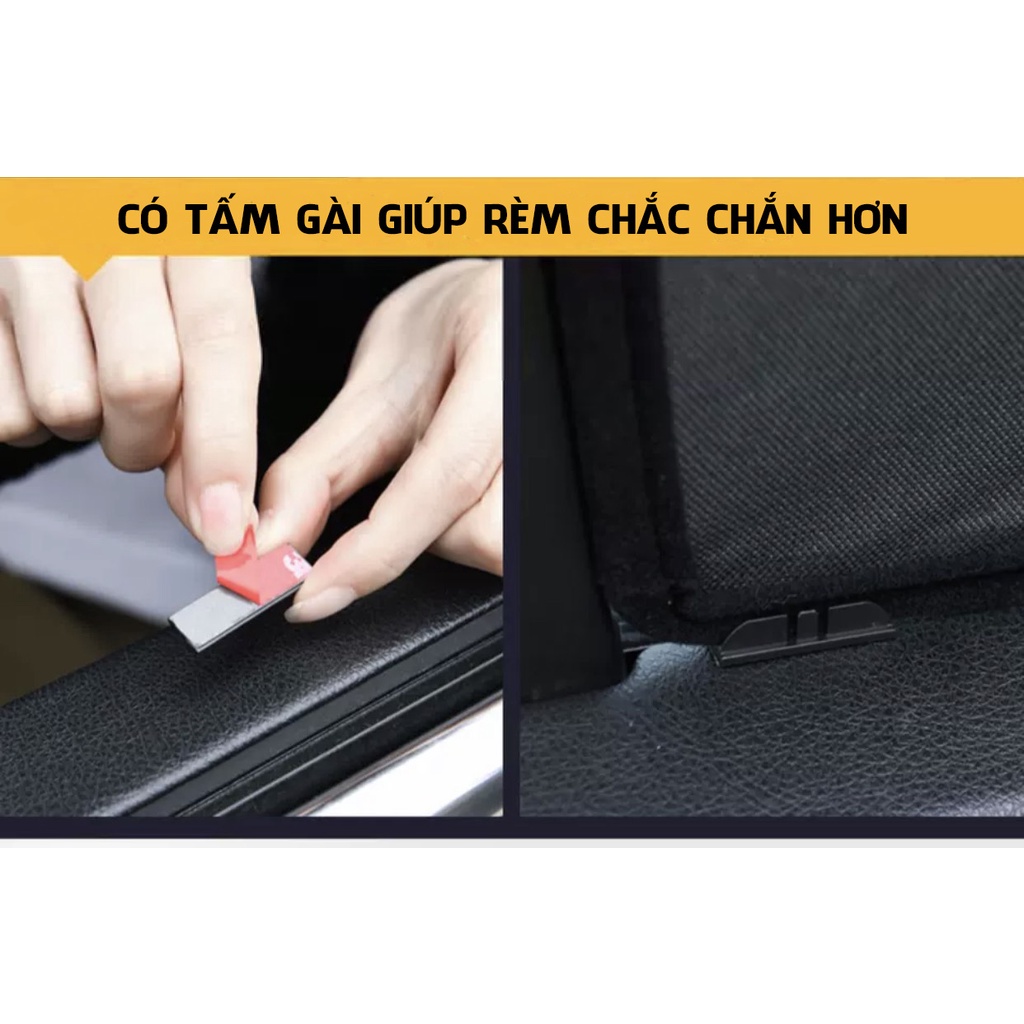 Rèm che nắng ô tô nam châm cao cấp theo xe