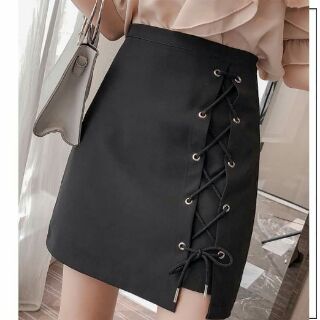 Váy ngắn,Chân váy,Quần nữ, họa tiết hình nơ, xòe, thắt dây, cạp cao, ôm hông tôn dáng, chất mềm mại