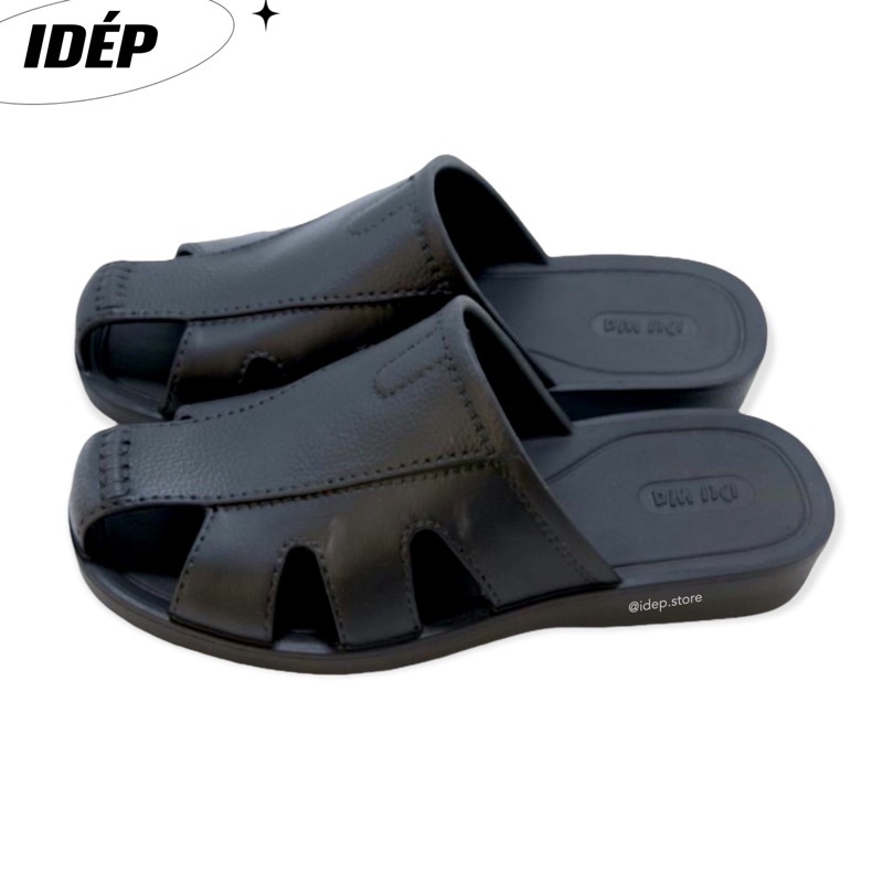 𝐢𝐃É𝐏 𝐒𝐋𝟎𝟐𝟐 Dép sục lười bít mũi nam lỗ thoáng khí Duwa đúc nguyên khối EVA siêu nhẹ đi mưa