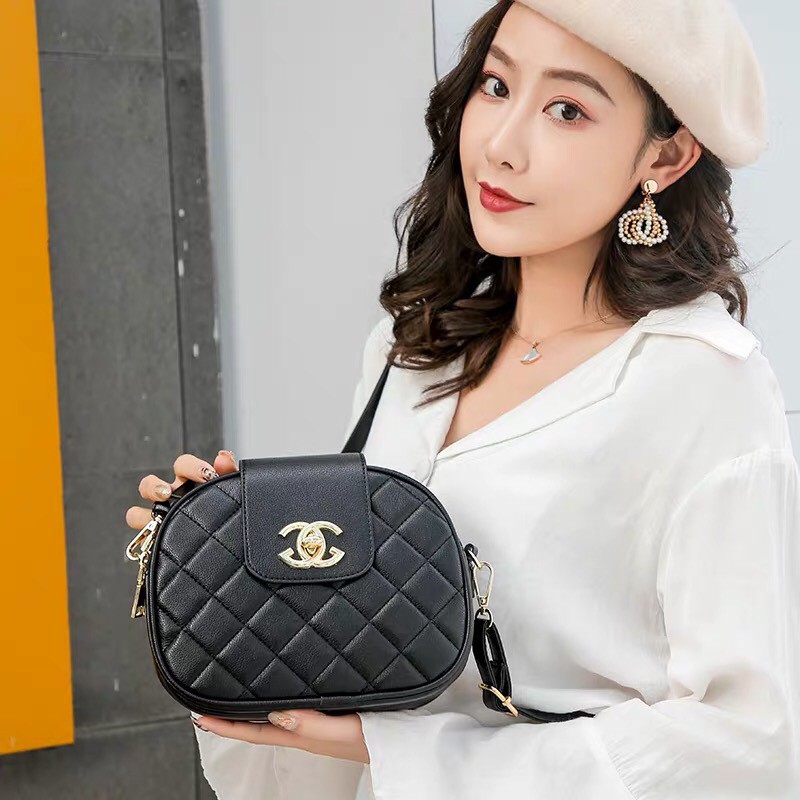 Túi xách nữ🔥 FREESHIP 🔥 [Hàng mới] Túi xách thời trang CN dáng tròn phong cách Trẻ Trung
