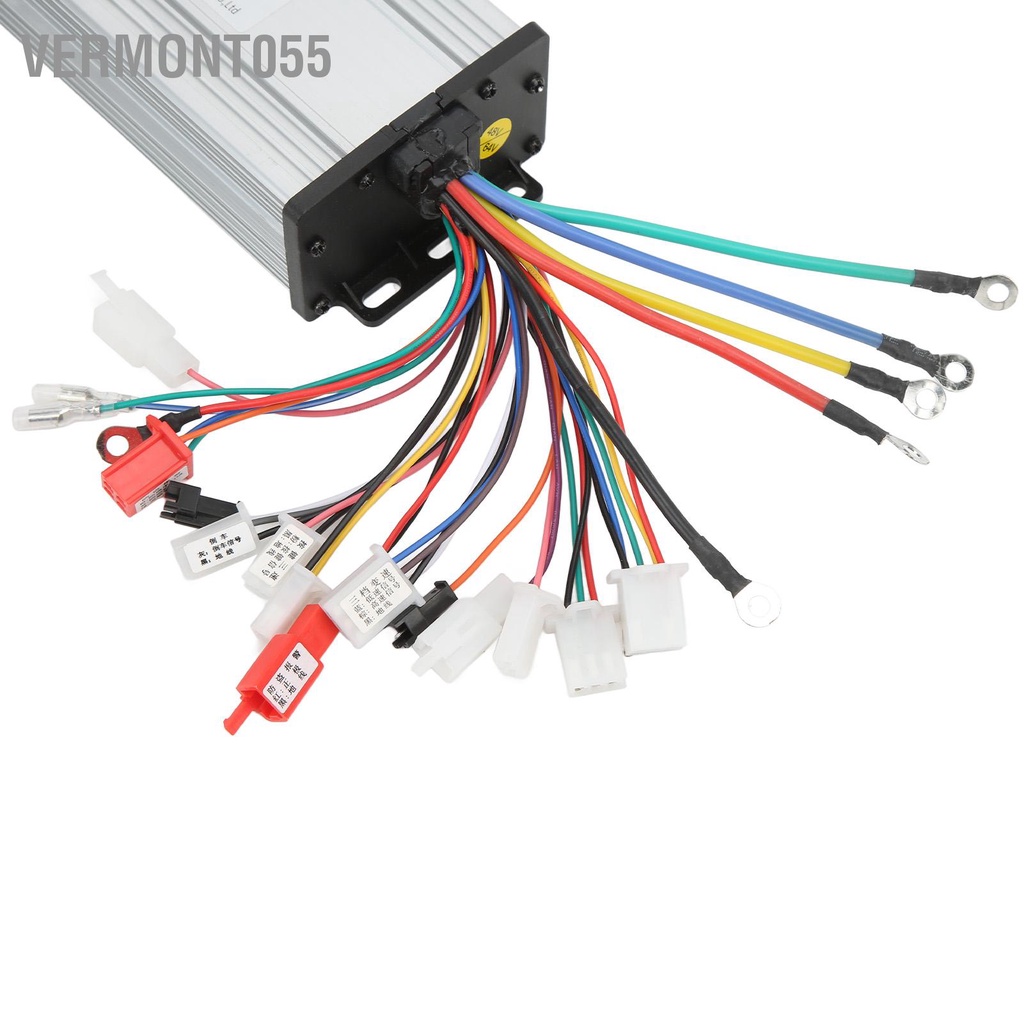 Vermont055 Bộ điều khiển sóng hình sin 48V 60V 800W động cơ không chổi than cho xe đạp điện