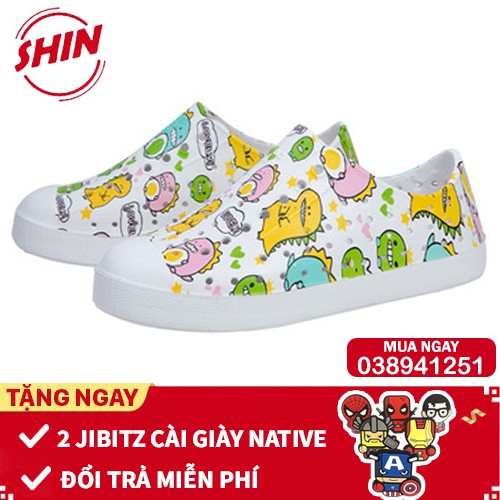 Giày native cho bé💖FREESHIP💖giày native cho bé mix nhiều mẫu lựa chọn SHINNATIVESN2 tặng thêm 2 jibitz native