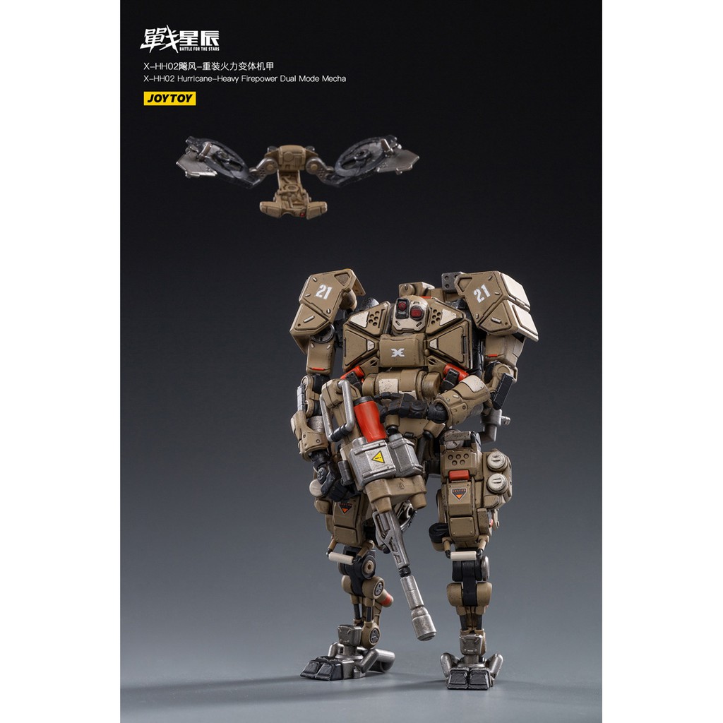 Mô hình 1/18 Joytoy X-HLA01 X-HH02 Hurricane Moto Transformable Mecha Robot Quân Đội biến hình Xe Máy