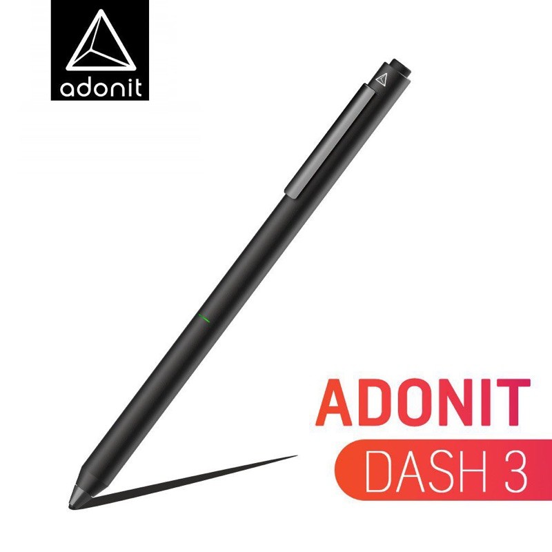 Bút cảm ứng chuyên dụng Adonit Jot Dash 3 - Đen_ Hàng chính hãng