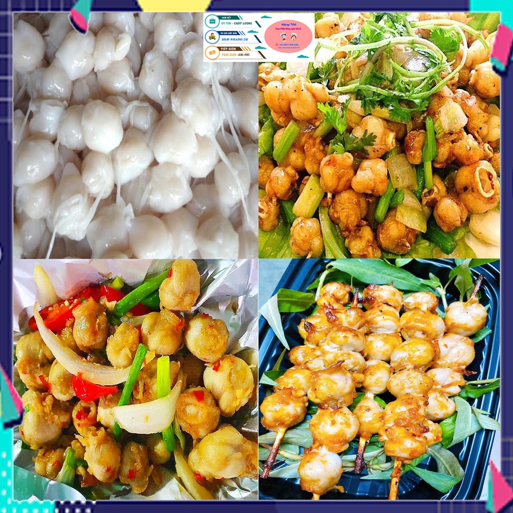 Răng Mực 1Kg Net 6 - [ Ship Siêu Tốc HCM ]