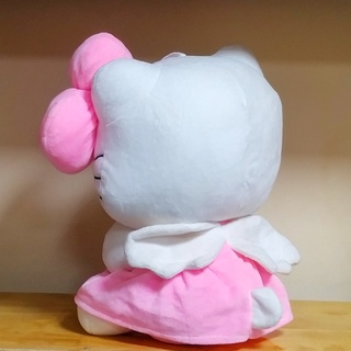 Thú bông HELLO KITTY có cánh ôm tim, bình sữa