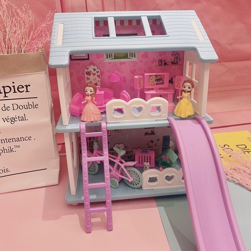Đồ Chơi Lắp Ráp Ngôi Nhà Búp Bê Barbie Xinh Xắn