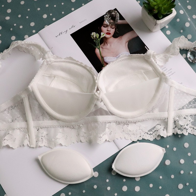 Set Đồ Lót Nữ LOLIMUT Ren Không Gọng Đệm Mút Xoài, Bộ Underwear Nội Y Sexy Quần Chip Ren Quai Dây Đan Chéo Chữ X | BigBuy360 - bigbuy360.vn