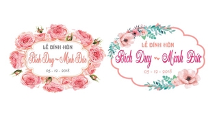 Bảng fom cưới + bảng cổng