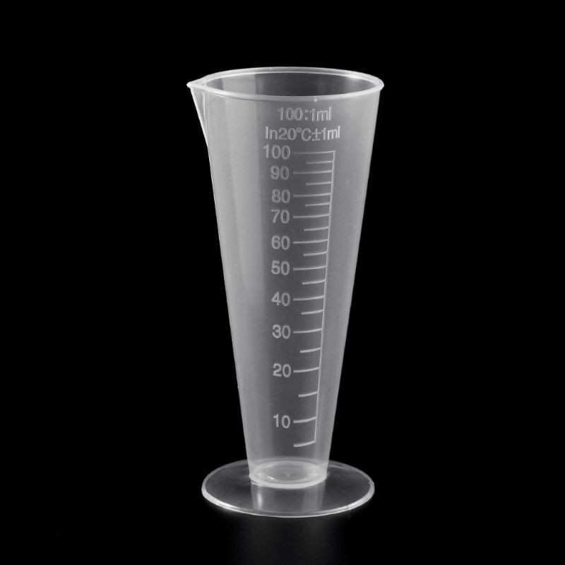 Goodx 1pc 100ml Lib Bottle Lab Kitchen Plastic Measure Cup