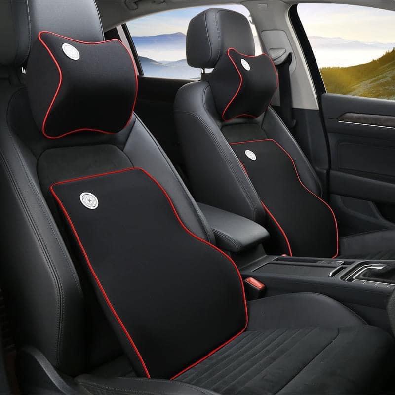 COMBO Bộ tựa lưng + gối cao su non cho xe oto giá gốc
