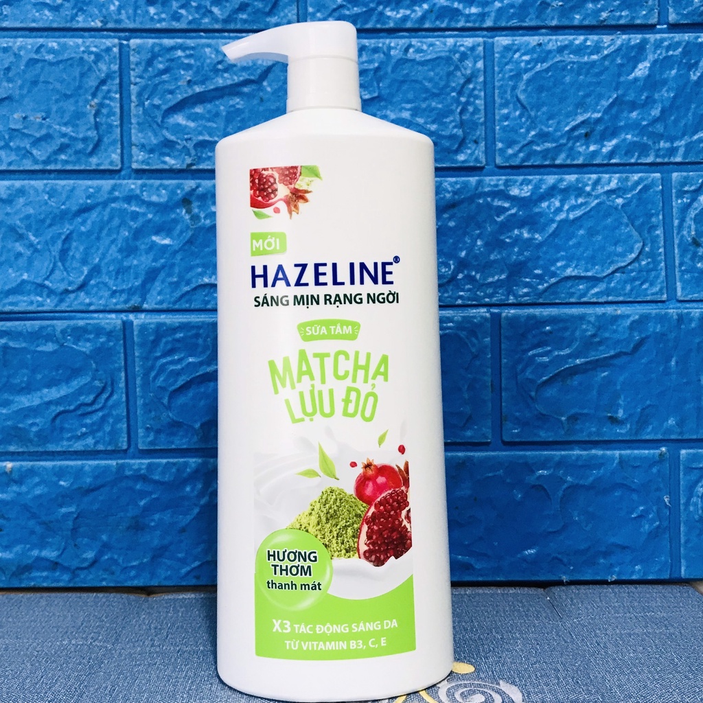 Sữa tắm dưỡng sáng da Hazeline 1kg/chai