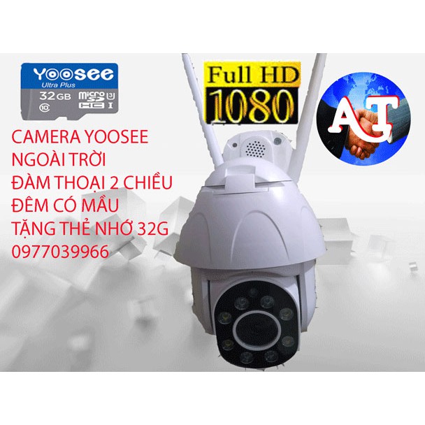 [TẶNG THẺ 32G] Camera Yoosee Ngoài trời RT01 8 Led Full HD 2.0mMpx