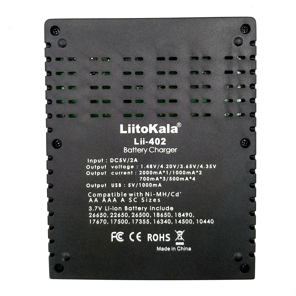 [S4] Sạc 4 pin Liitokala Lii-402 AA / AAA A SC 26650,22650,26500,18650,18490,17670