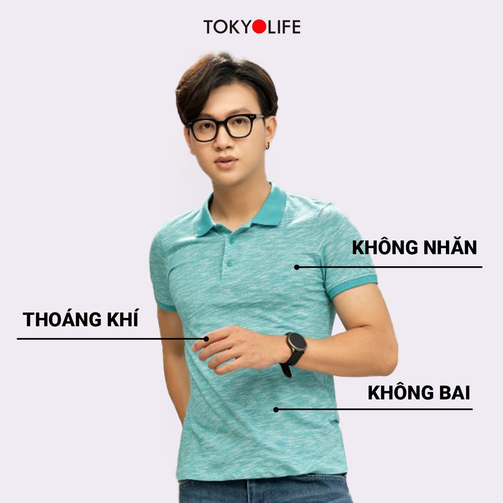 [Mã WABRTKL12 giảm 10% đơn 250K] Áo Polo Nam TOKYOLIFE cổ Đức không chân I733-053E | BigBuy360 - bigbuy360.vn