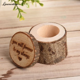 Hộp Đựng Nhẫn Cưới Bằng Gỗ Phong Cách Cổ Điển